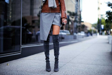 bottes en cuir au travail