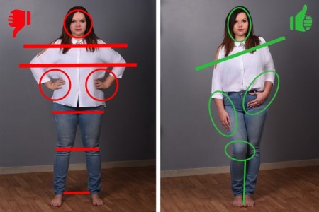 se mettre en valeur femme ronde